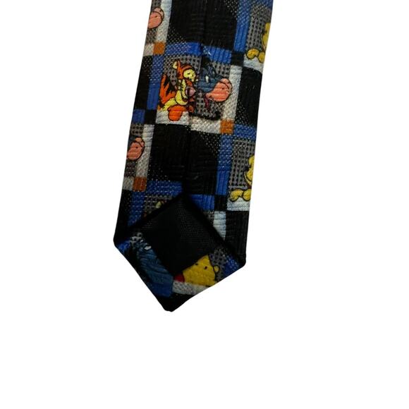 Disney Winnie The Pooh Piglet Eeyore Tigger Vintage Novelty Necktie Cartoon - Picture 7 of 7